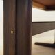 Table en chêne, design danois, années 1970, fabricant : Skovby