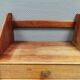 Wall shelf/bedside table in stained beech, designed by Hans J. Wegner 1960s