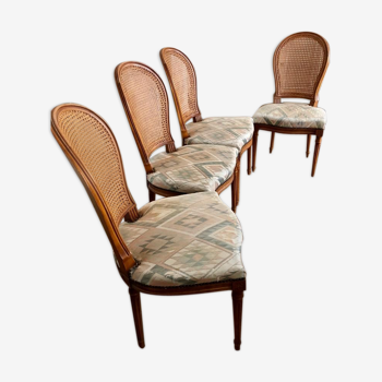 Lot de 4 chaises style Louis XVI