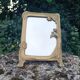 Brass retro mirror The Lady of the Lake