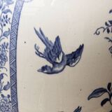 Gien baluster vase, Japanese decor