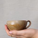 Speckled stoneware coffee service