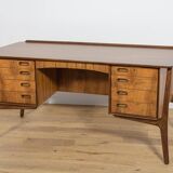 Mid-Century Walnut Desk by Svend Åge Madsen for H.P. Hansen, Denmark, 1960s