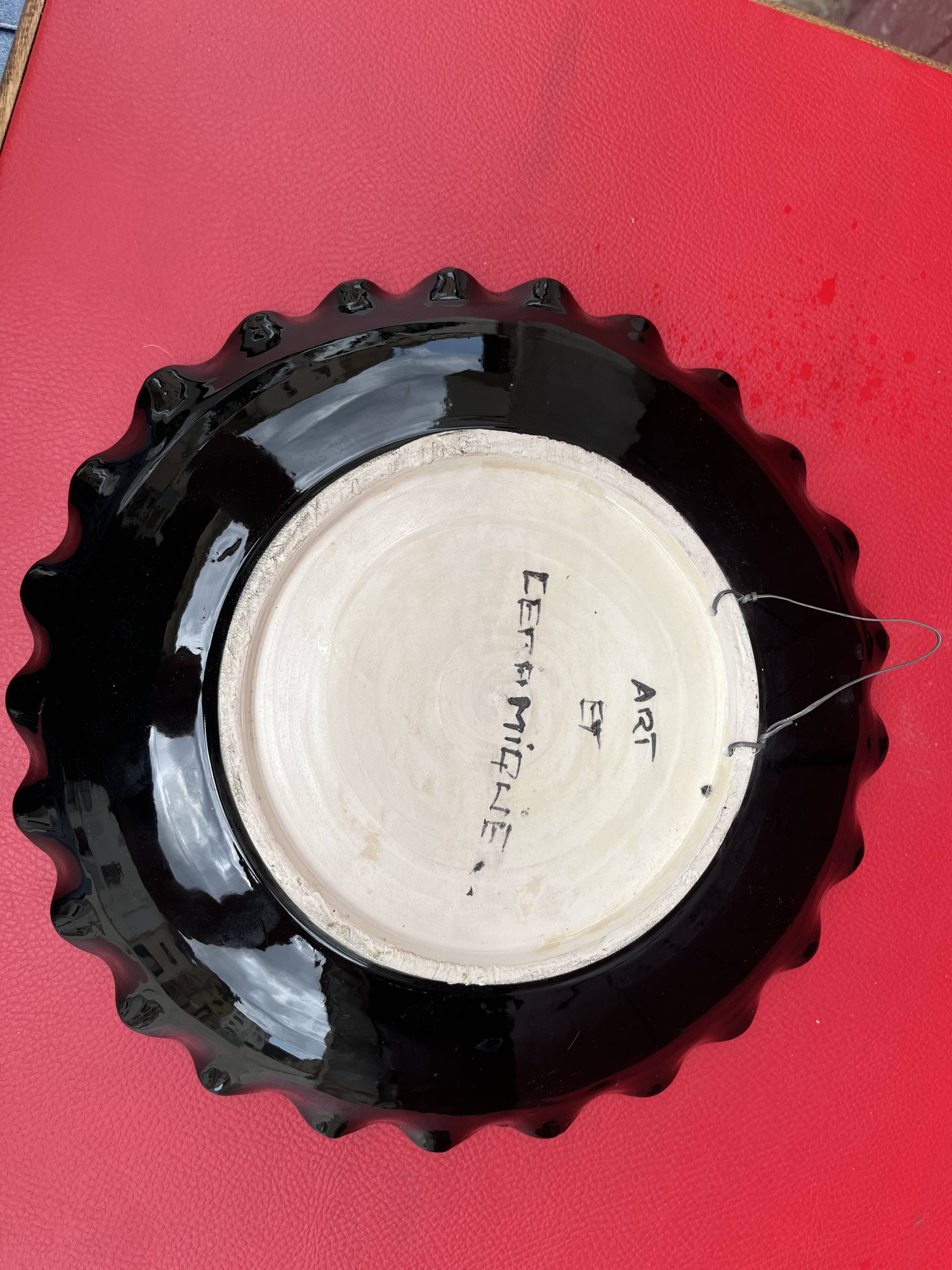 Ceramic wall plate 1960