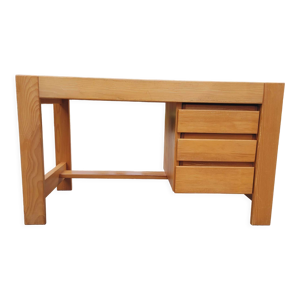 Bureau orme massif, trois - maison