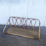 Etagère rotin vintage