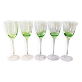 5 wine glasses