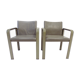 Lot de 2 fauteuils en cuir Matteo Grassi Golfo Dei Poeti
