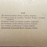 Old photography stereo, stereograph, luxury albumine 1903 London Bridge