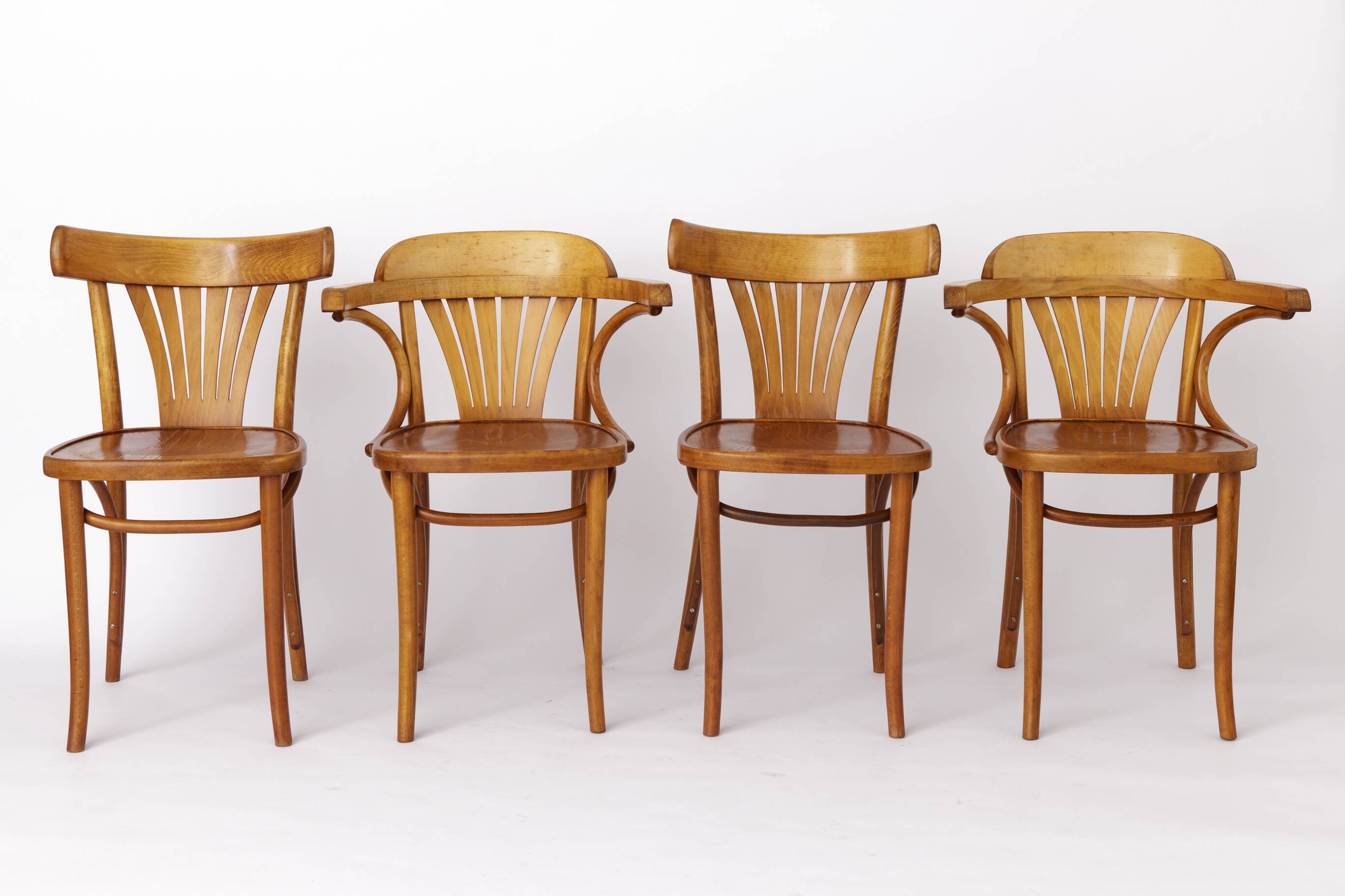 Vintage Chairs by Radomsko ZMG, Poland, Bentwood, Beech, 1970s