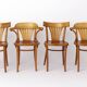 Chaises vintage de Radomsko ZMG, Pologne, bois courbé, hêtre, années 1970