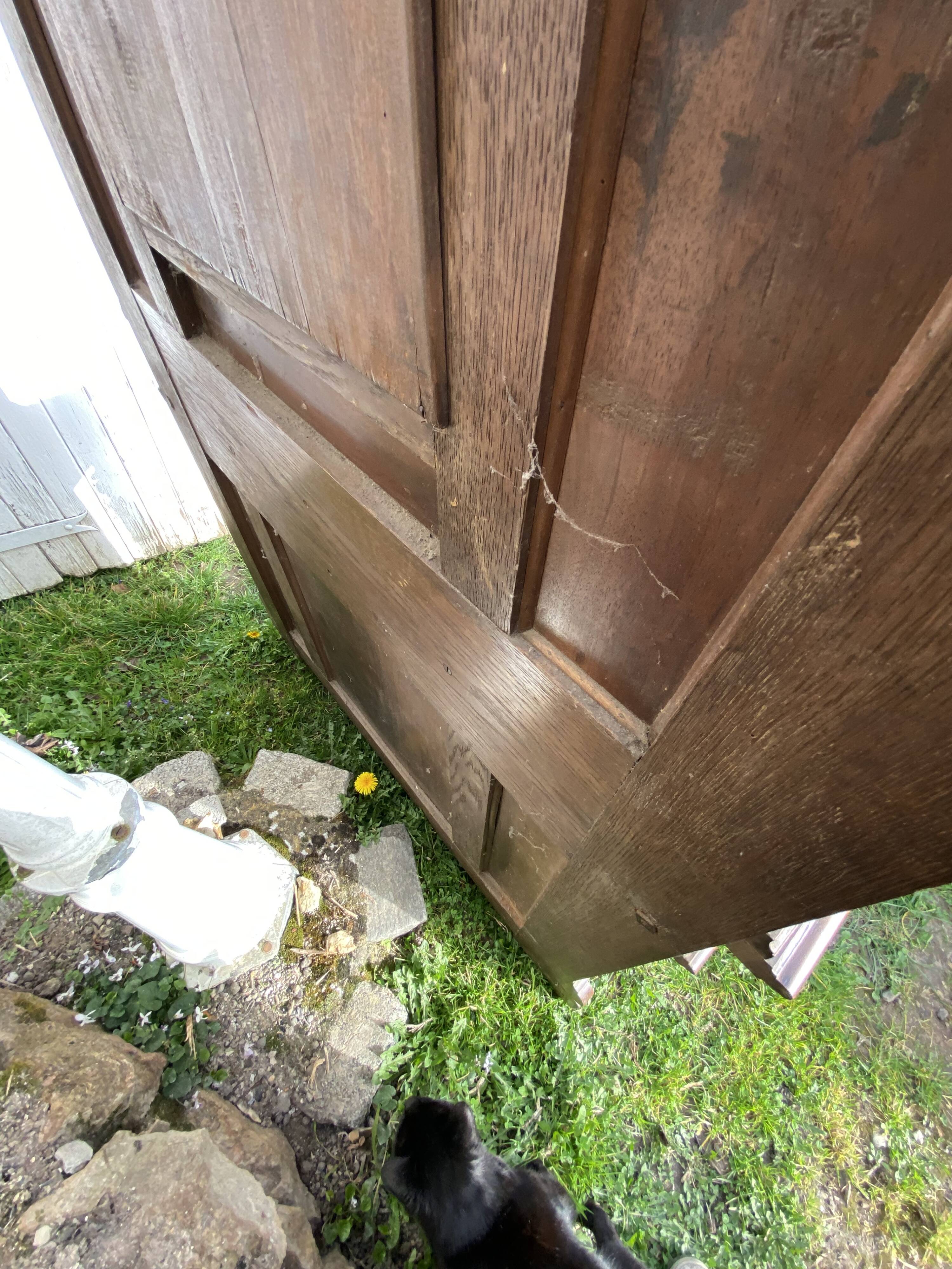 Wall coat rack entrance 218x112cm from the 1920s 1930s