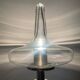 Vintage blown glass lamp from the 70s