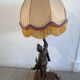 Antique statue lamp "The Hunt Louis XIII" signed LSF