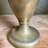 Vase en laiton art déco