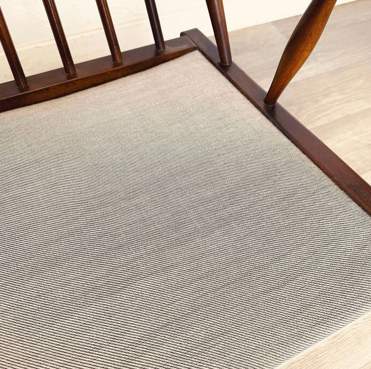 Pair of Scandinavian rocking chairs