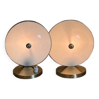 Couple of Mid-Century Modern table lamps, Italy 1950s