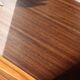 Vintage zebrano and walnut furniture from Morris of Glasgow.