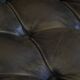 Set of 2 Green Cowhide Leather English Chesterfield Armchairs
