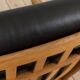Hans Wegner GE 265 armchair  for Getama in Oak & Black Leather, Denmark