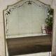 Large antique gold mirror - Empire style - Mercury