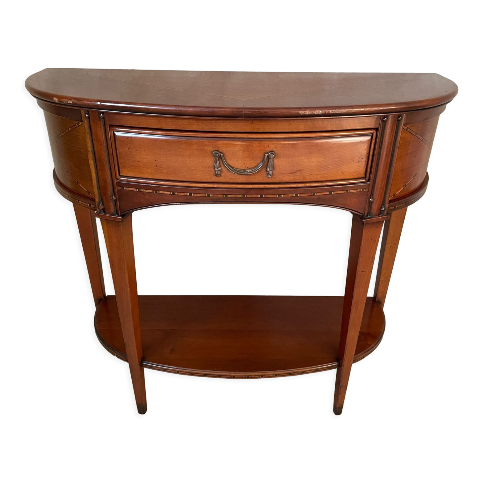 Half-moon console