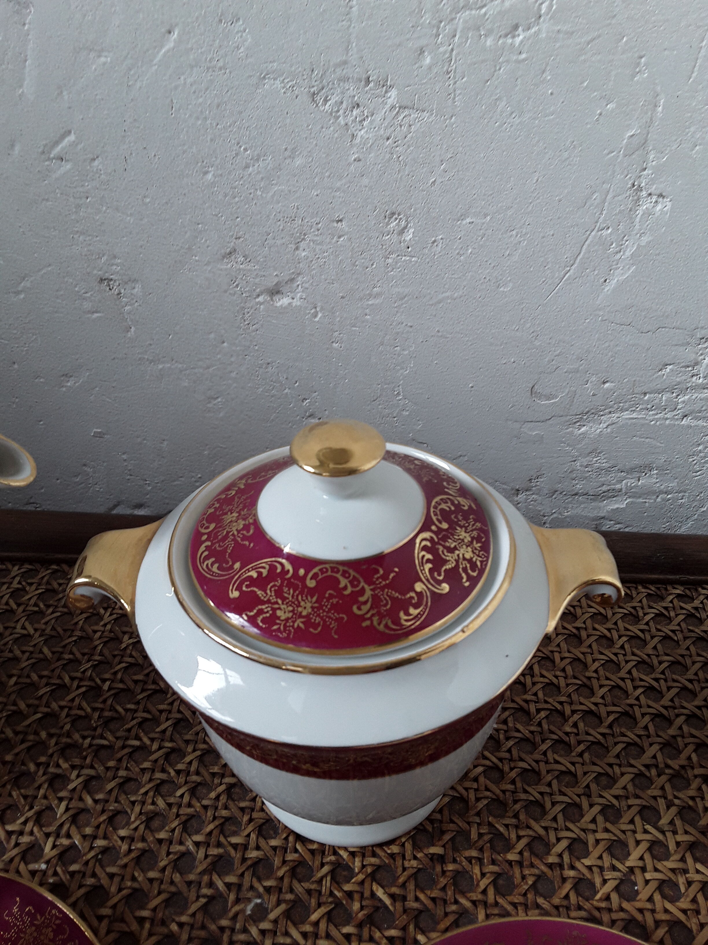 Limoges porcelain coffee service