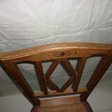 Set chair with small marquetry