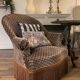 Velvet toad armchair