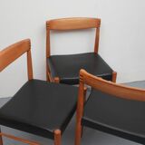 Set of 6 dining chairs teak, H.W. Klein for Bramin