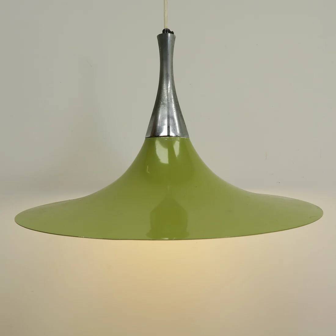 Suspended lamp Semi by Bonderup & Thorup for Fog & Mørup, Denmark 1968