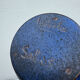 Vintage blue gradient ceramic vase