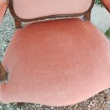 Paire de fauteuils anciens style louis xv