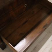 Antique Empire Chest Of Drawers In Walnut, Italy Early 19th Century