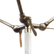 Stilnovo design floor lamp three arms years 50 in alluminium marble, rarest