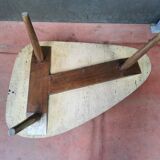 Travertine coffee table