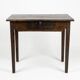 19th Century Solid Walnut Campaign Table – Console or Occasional Desk