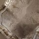 Large english silver metal tray