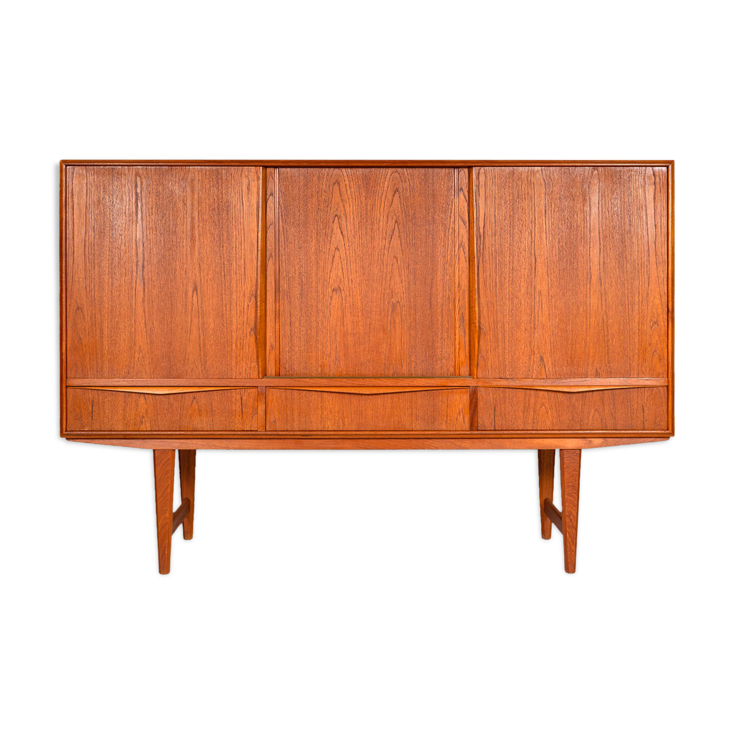 Mid Century Danish Teak Sideboard by E.W. Bach for Sejling Skabe