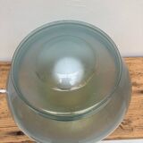 Vintage blue opaline table lamp
