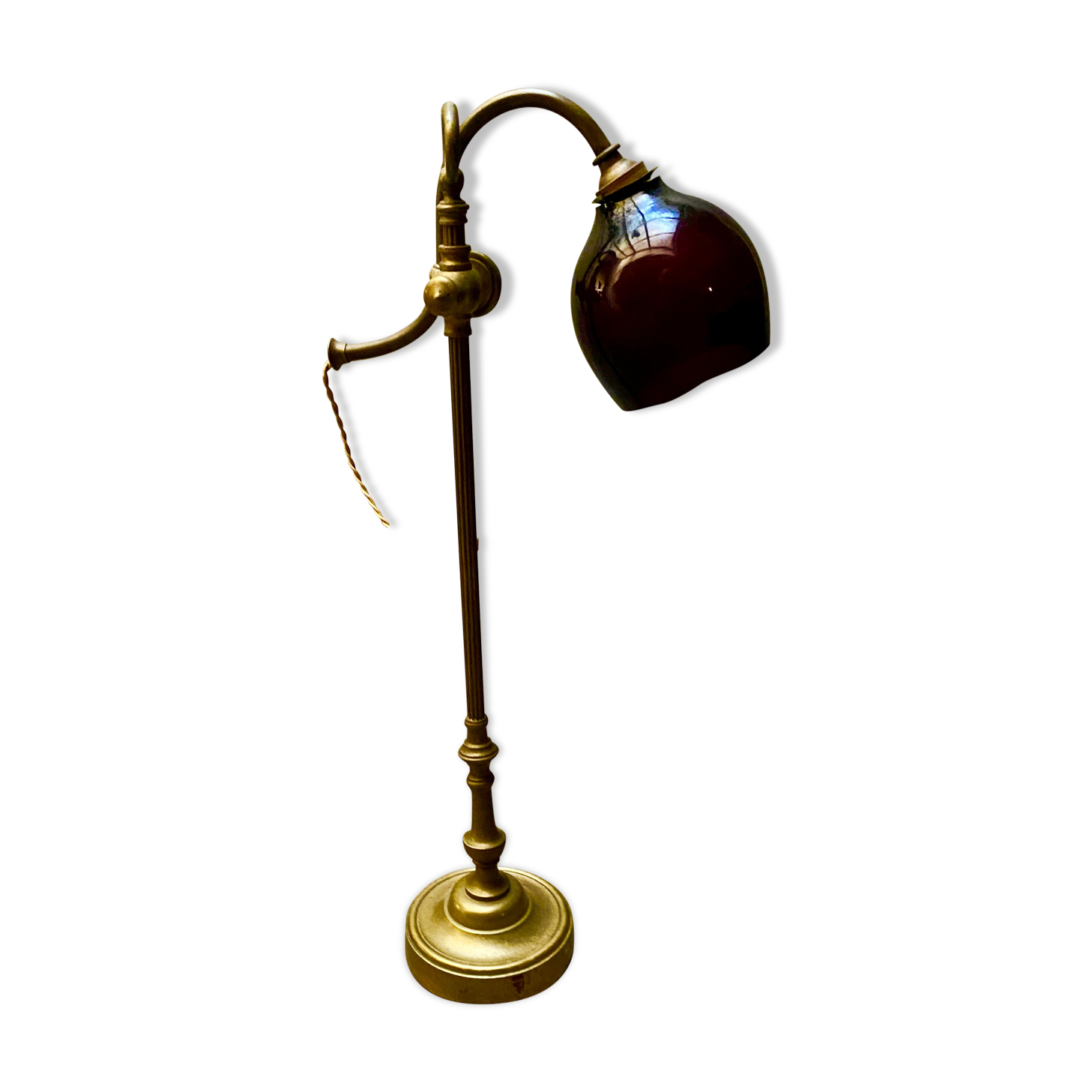 Authentic art nouveau office lamp