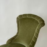 Vintage green bedroom chair