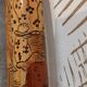 Bamboo wall-mounted locker