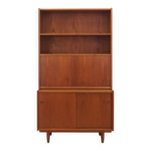 Teak bookcase with bar cabinet and secretary, Dammand & Rasmussen, Denmark, 1960s