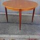 Scandinavian table with integrated extension