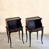 Paire tables de chevet Louis XV (H76cm)