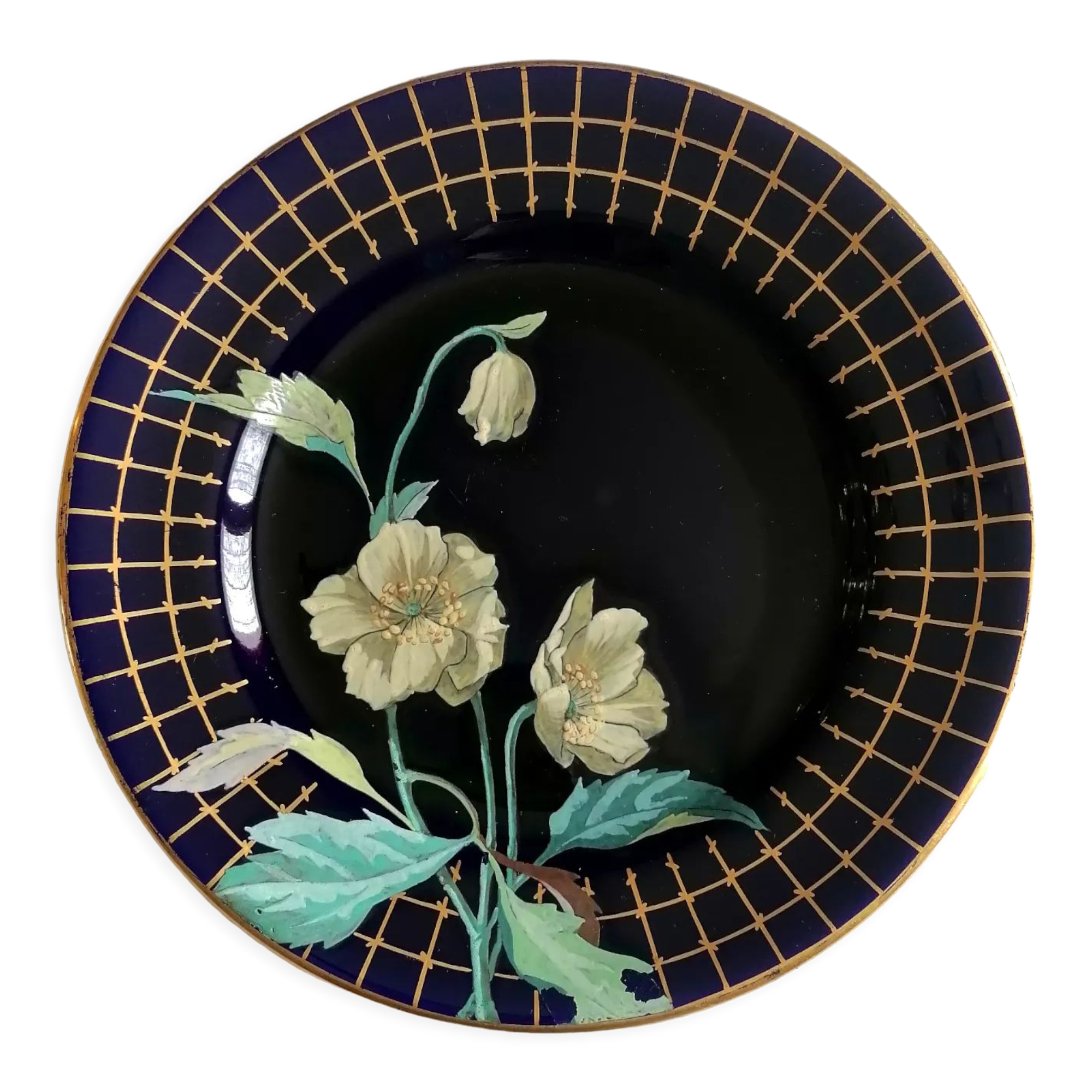 19th century plate signed HB Choisy