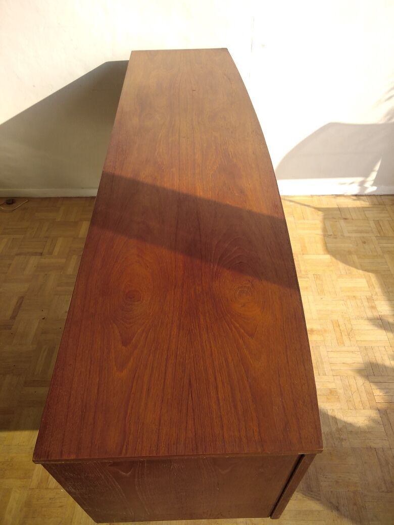 Sideboard inlaid teak 1960s