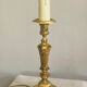 Empire / Directoire living room lamp in gilded bronze, mid-20th century
