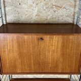 60s 70s teak shelf wall shelf WHB Germany string shelf Danish design